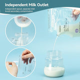 KISSBOBO Breast Milk Storage Bag, Milk Storage Bags Breastfeeding for Freezer, Temperature Sensing Feature, Ready-to-Use,Self-Standing,BPA Free, with Pour Spout 60 Count, 180ML
