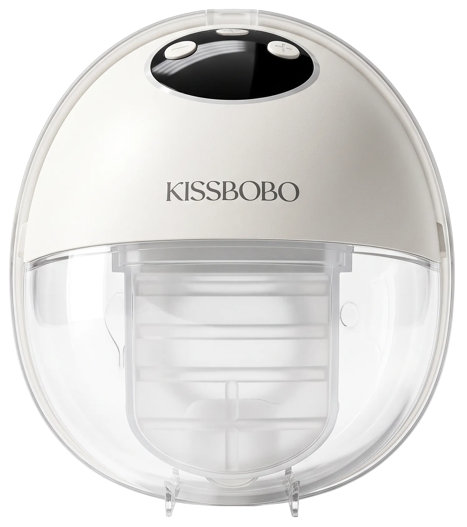 Front view of the KISSBOBO K3 wearable breast pump